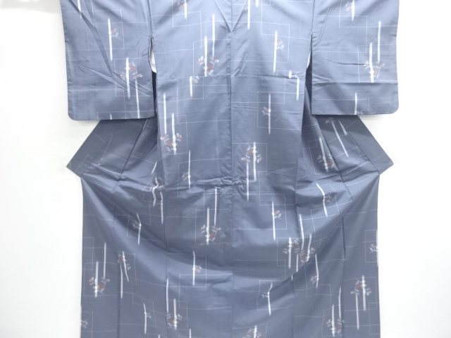 JAPANESE KIMONO / TATEBUSHI TSUMUGI / WOVEN PLANT 
